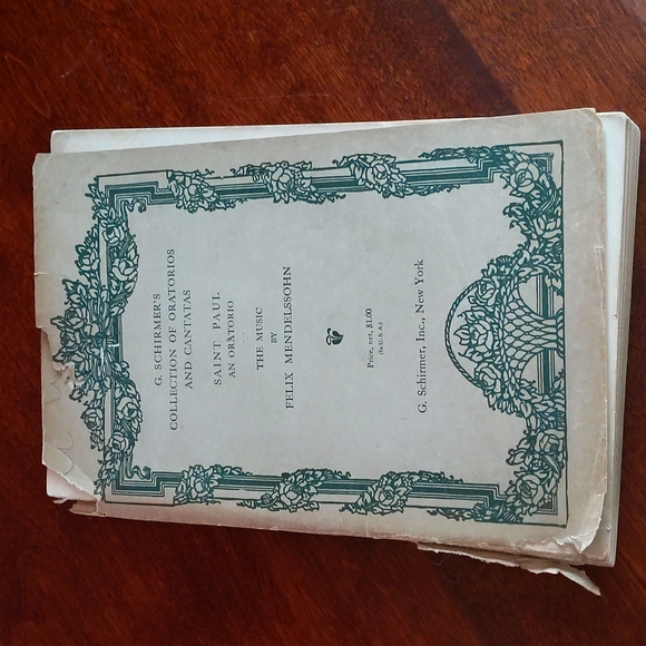 Antique Mendelssohn Sheet Music - Picture 1 of 8